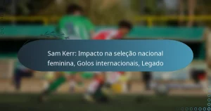 Read more about the article Sam Kerr: Impacto na seleção nacional feminina, Golos internacionais, Legado